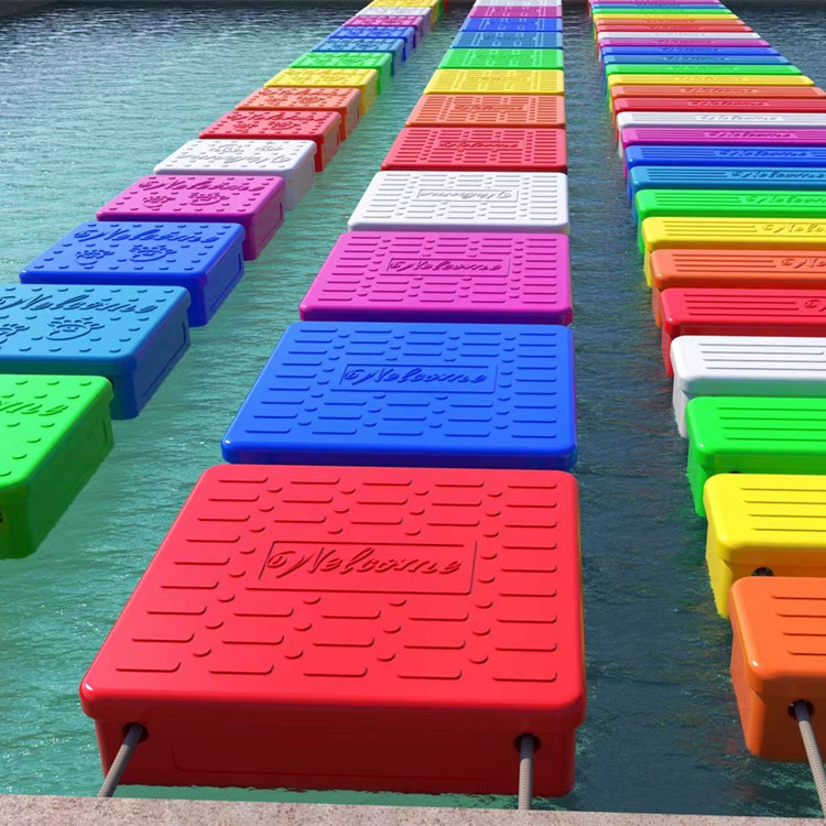 水上浮桥浮板 抗晒抗压 聚乙烯农庄拓展设备ct-24