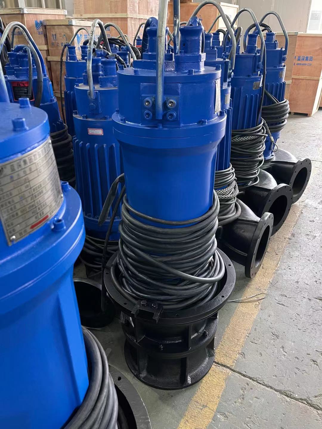 产品特点zqb型轴流潜水泵和hqb型混流潜水泵是传统的水泵--电动机机组