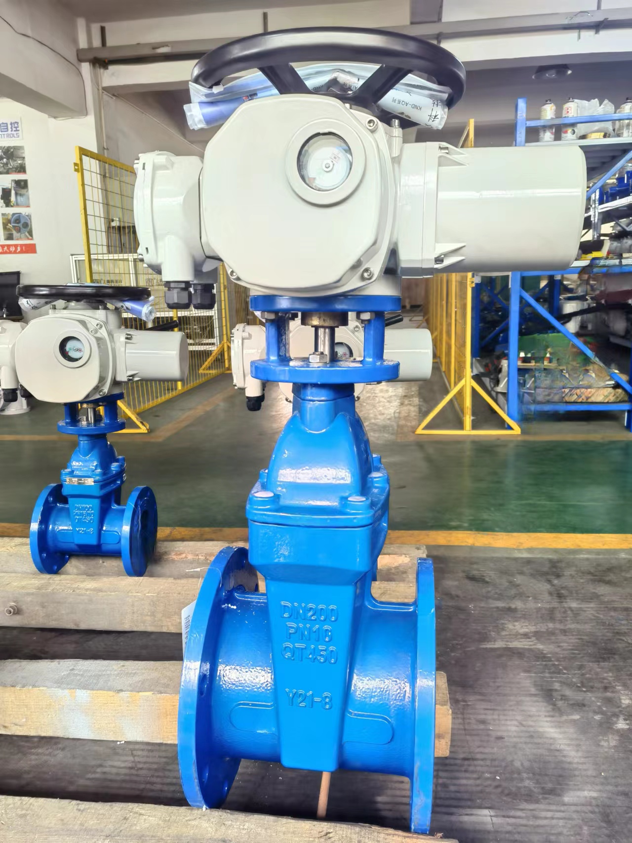 城市供水电动软密封法兰闸阀z945x10q配科耐迪电动执行器