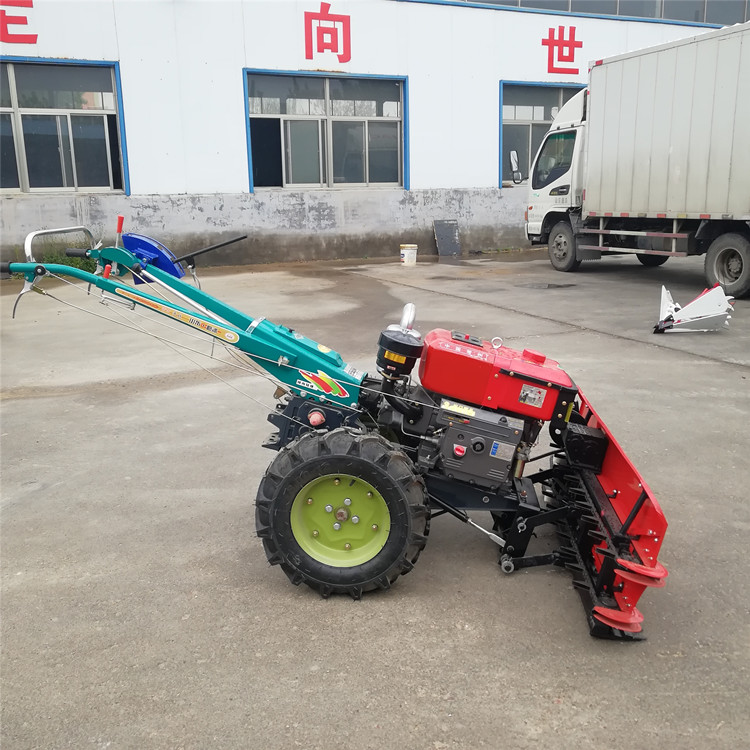 柴油1米宽宽幅割晒机 富强牌手推式一边倒割晒机