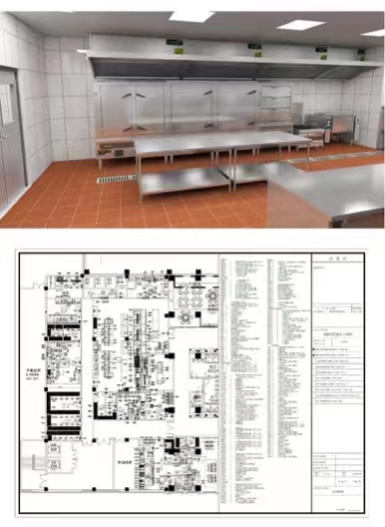 弘信永成 山西整体厨房设计销售 饭店后厨设备厂家