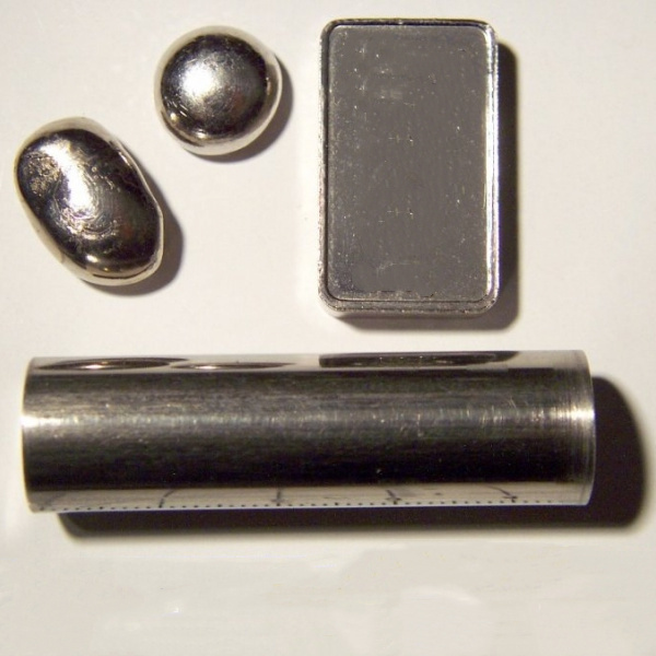 投入一公斤金属铌回收 J4831银钯合金 10x68cm锗矿石粉