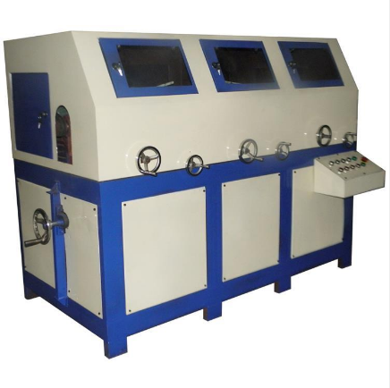 环保除尘自动圆管抛光机抛光拉丝机除锈打磨机