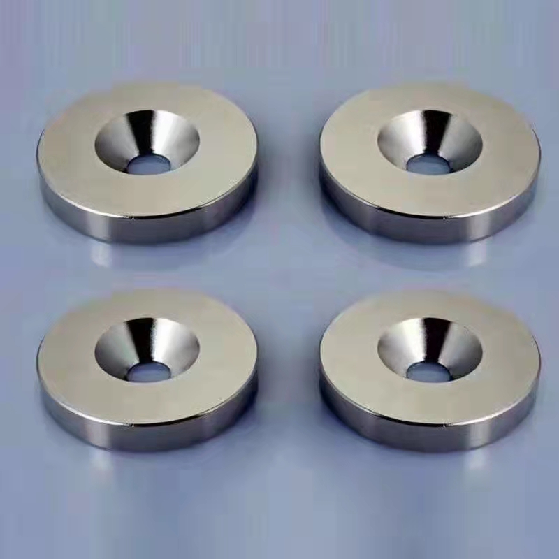 沉孔强磁来图定制加工各种性能钕铁硼磁铁