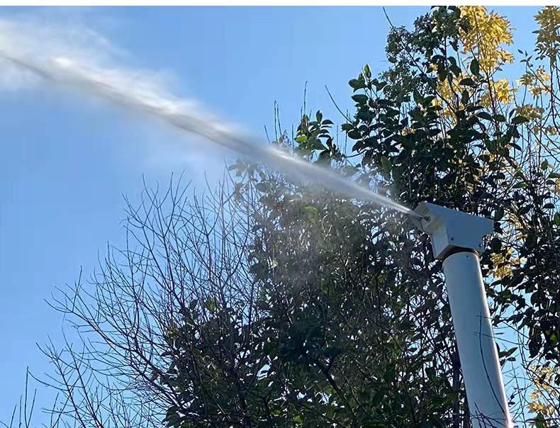 全自动降尘雾桩360度高空旋转抑尘雾桩万芒煤场除尘雾桩