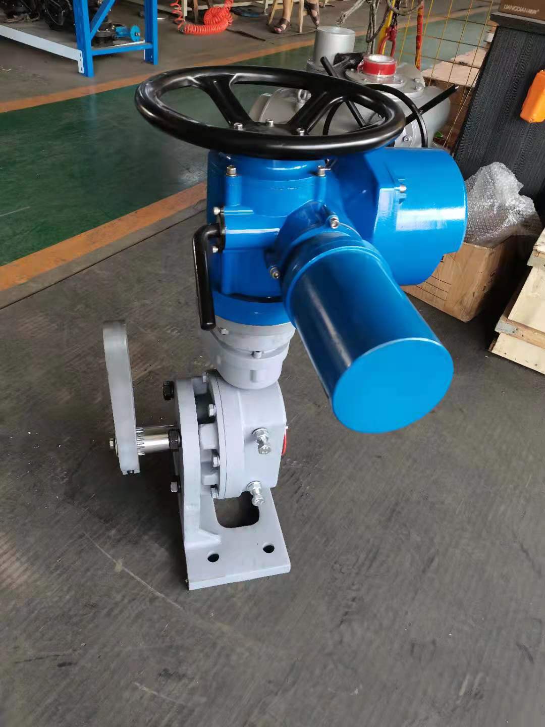 拐臂式电动执行机构风阀专用执行器质保2年