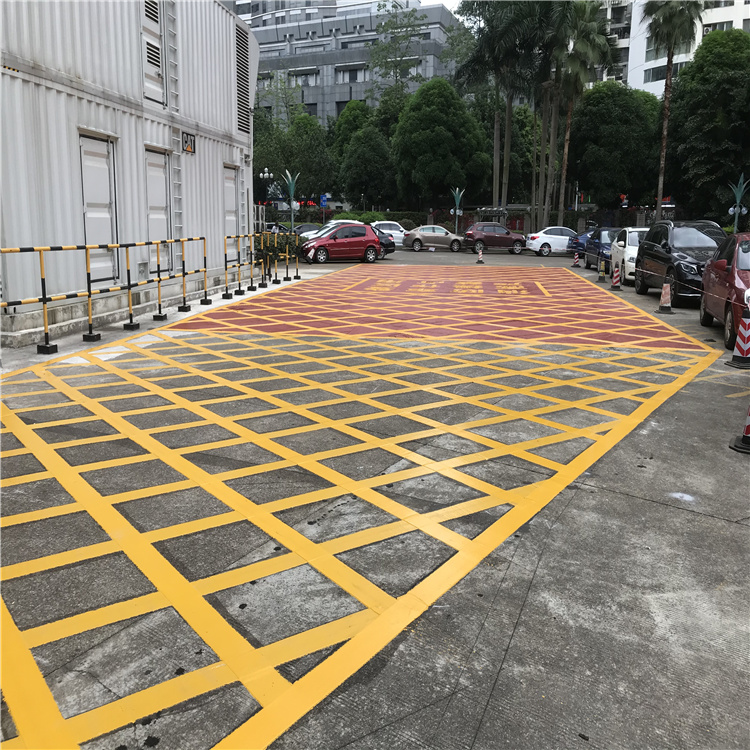 直辖云林县消防登高面划线