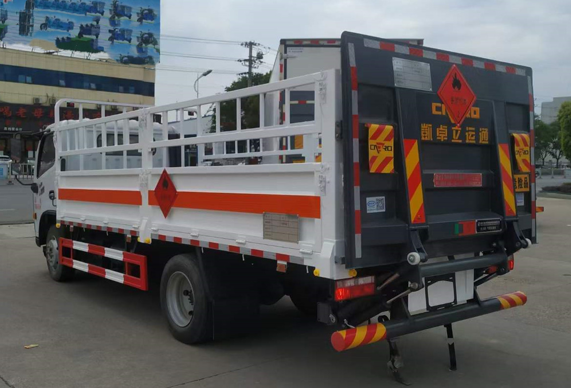 液化气钢瓶运输车高栏危险品车危险品钢瓶运输车