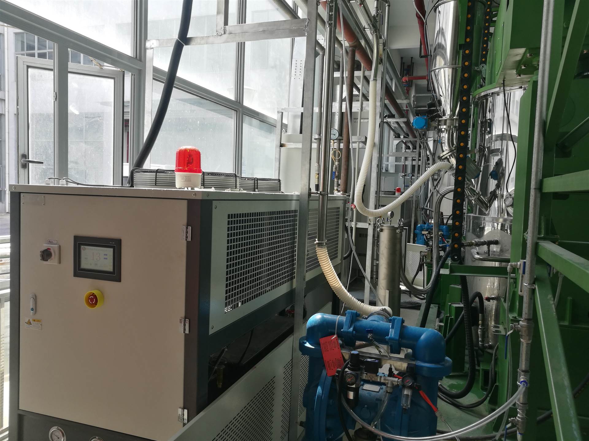 搅拌罐冷却用风冷式冷水机     循环水降温  节能  环保  可靠