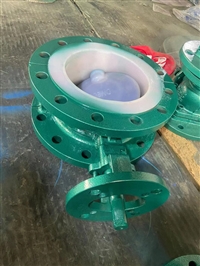 供应D341F46-10 涡轮衬氟法兰蝶阀DN100DN125DN150 D341F46-16