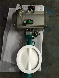 供应 D671F46-10C/10P气动对夹式全衬四氟蝶阀