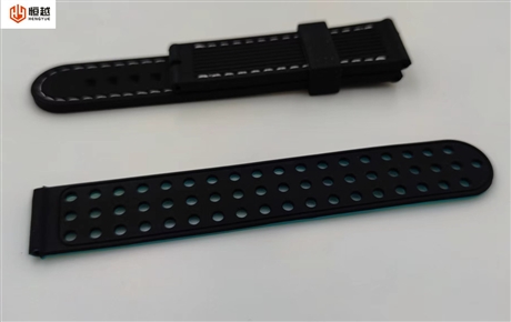 加工定制新款硅胶手表带 男女成人多色透气表带