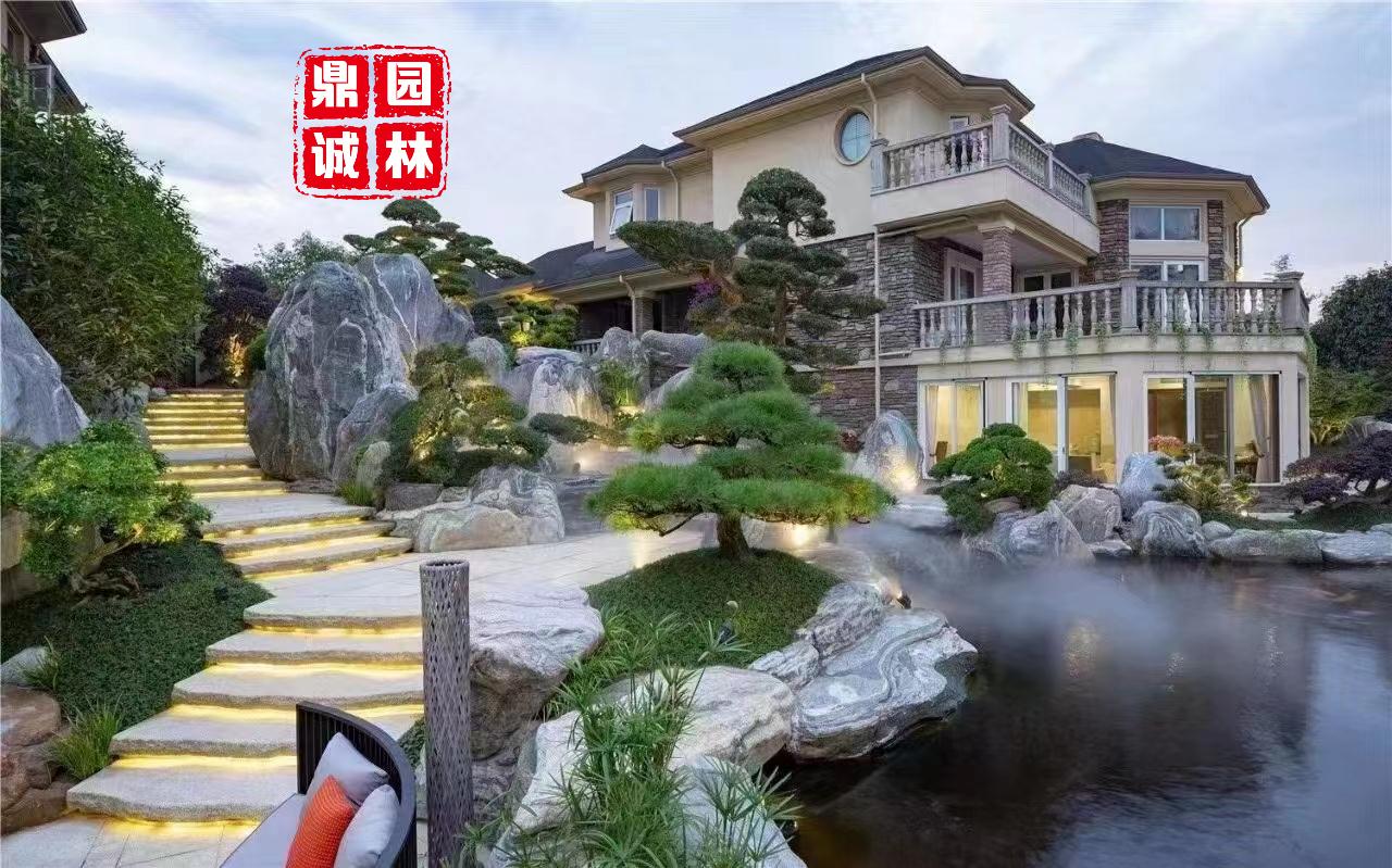 庭院泰山石造景石水系驳岸石泰山石假山别墅小区景观石酒店摆件