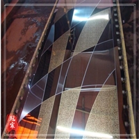 辽宁201不锈钢板 蚀刻镀钛折弯加工 电梯门用不锈钢蚀刻板有哪些