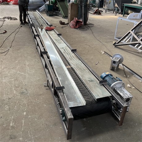 v型托辊皮带输送机粮食作物皮带传送机zcjb锦辉直供