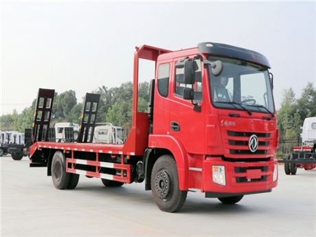 东风锦程齐星挖机平板拖车玉柴200马力平板运输车