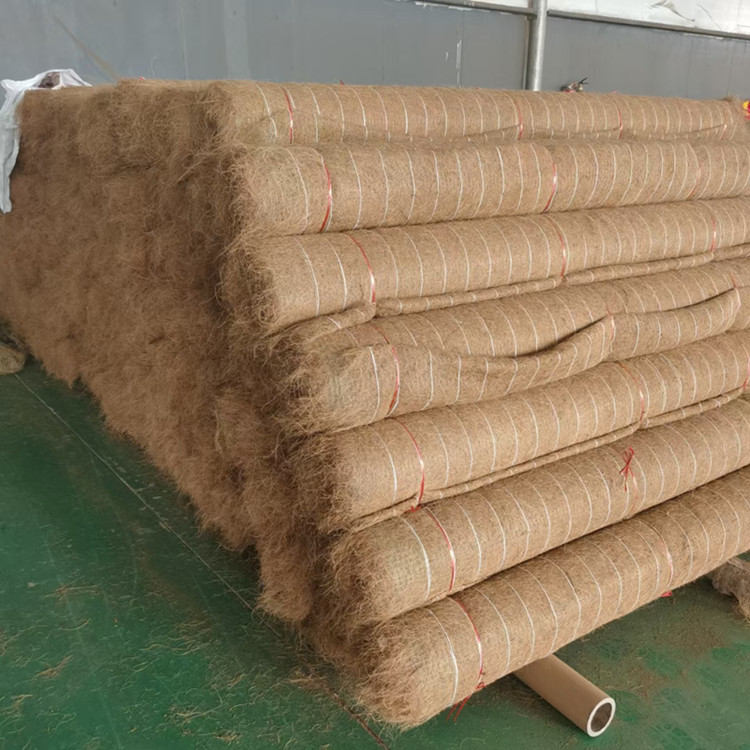 绿化稻草植生毯 边坡防护固土植物纤维毯