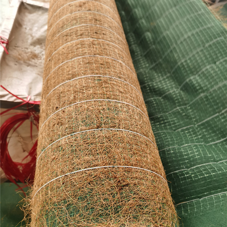 公路边坡绿化椰丝植物纤维毯