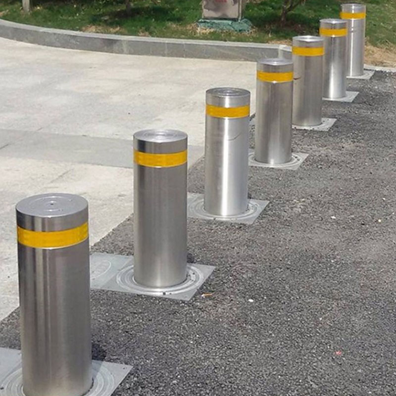智能路障防冲撞伸缩警示柱升降柱不锈钢防撞柱电动升降柱