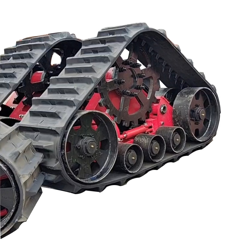 重庆农机通用三角履带橡胶履带底盘价格优惠