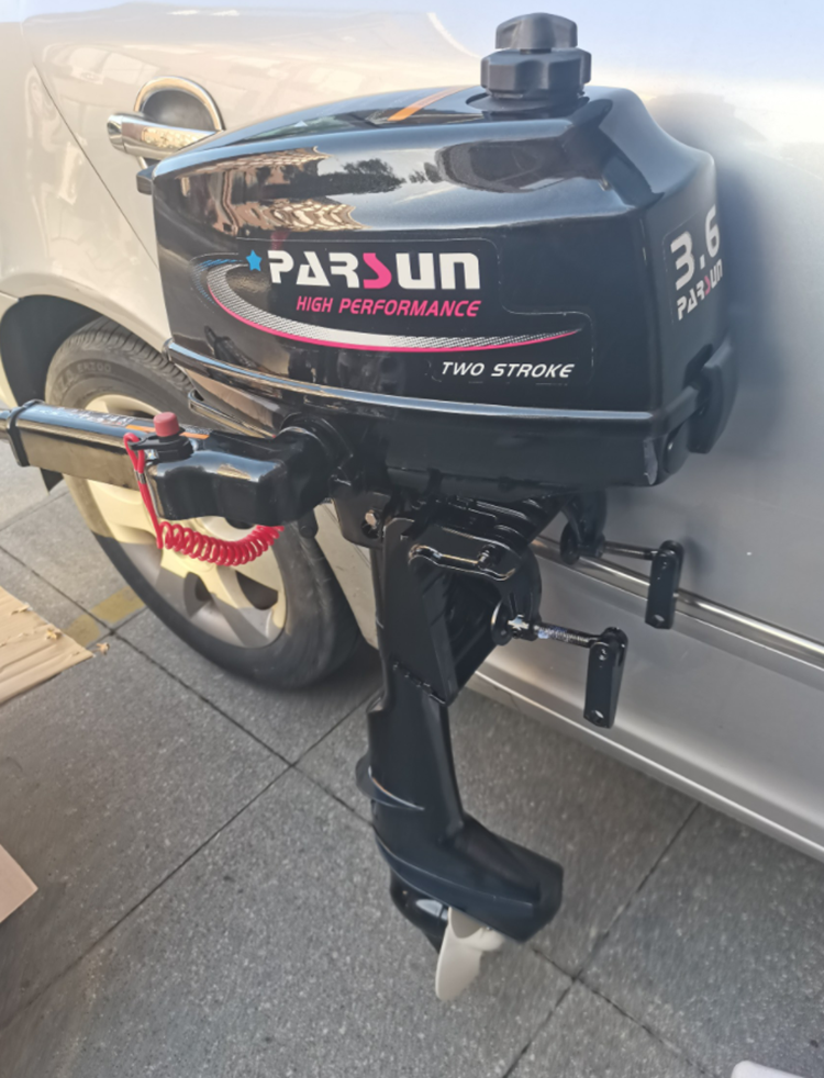 二手船外机百胜钓鱼船尾挂机汽油发动机12马力