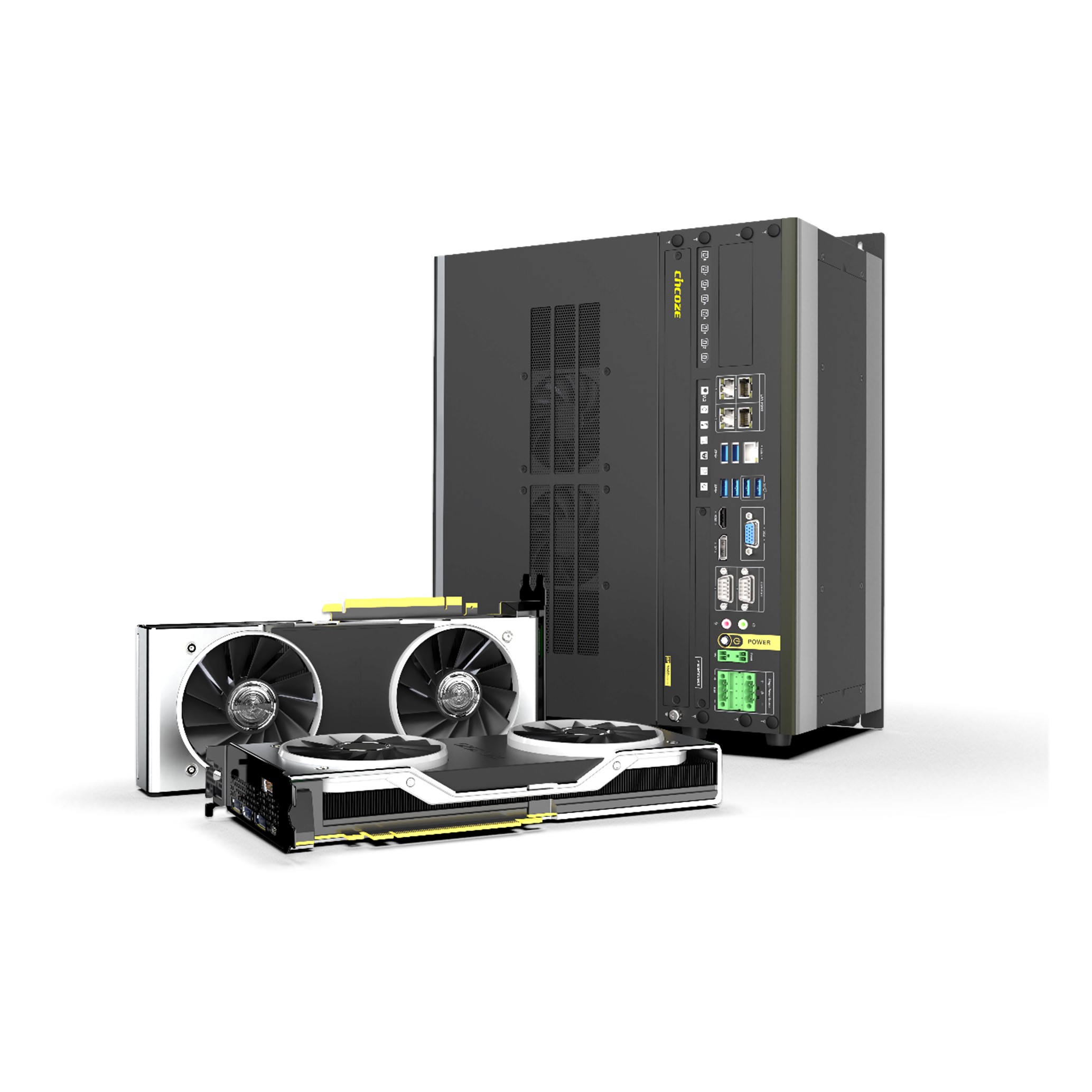 德承工控机GP-3000 第9/8代Intel Core系列-双GPU运算工业电脑