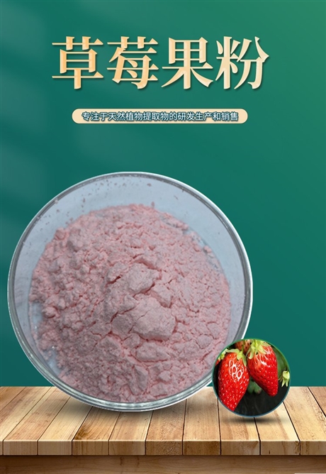 草莓果粉 食品饮料原料 10：1水溶 草莓提取物 规格可定制 植提