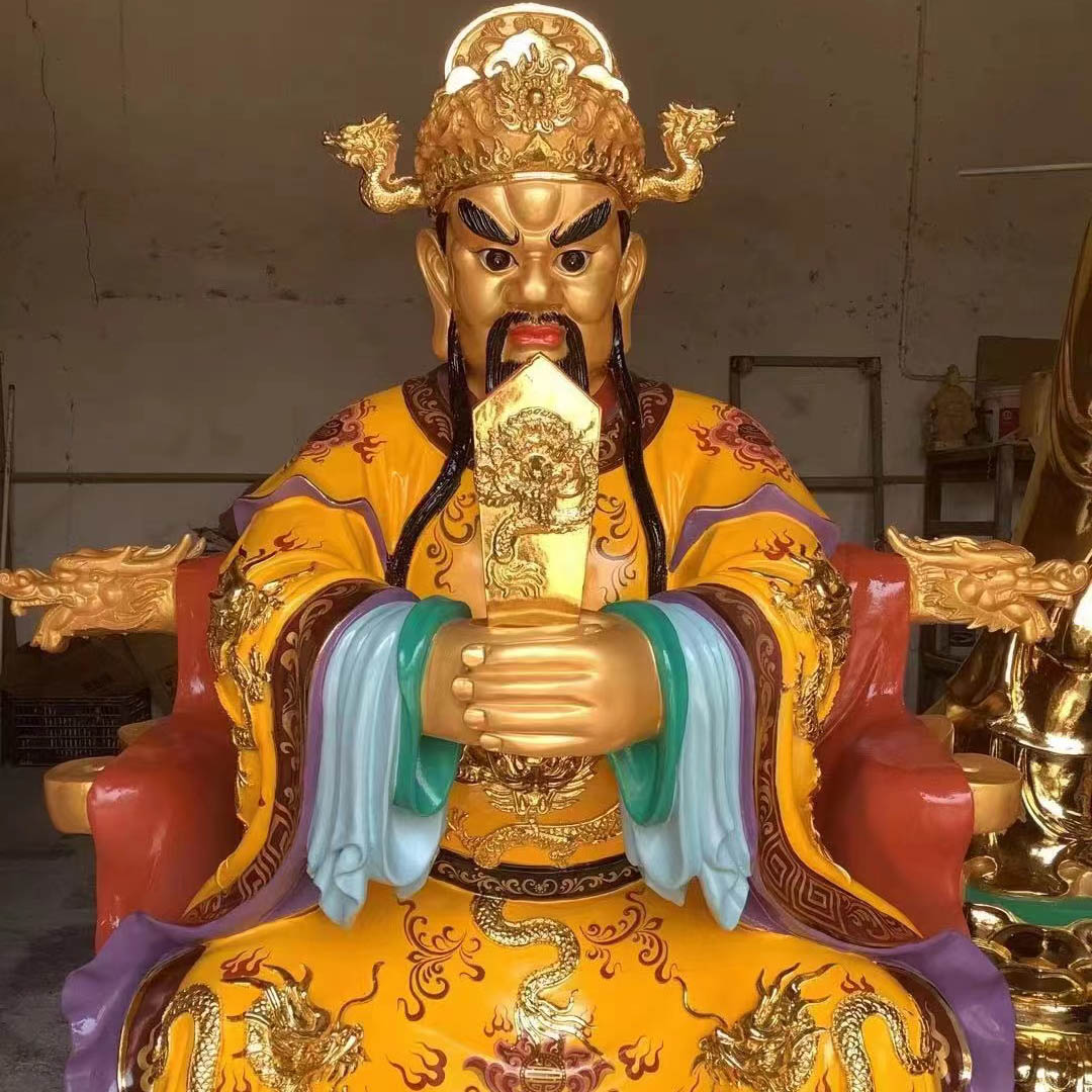 广济龙王菩萨神像龙五爷财神佛像佛教护法财神