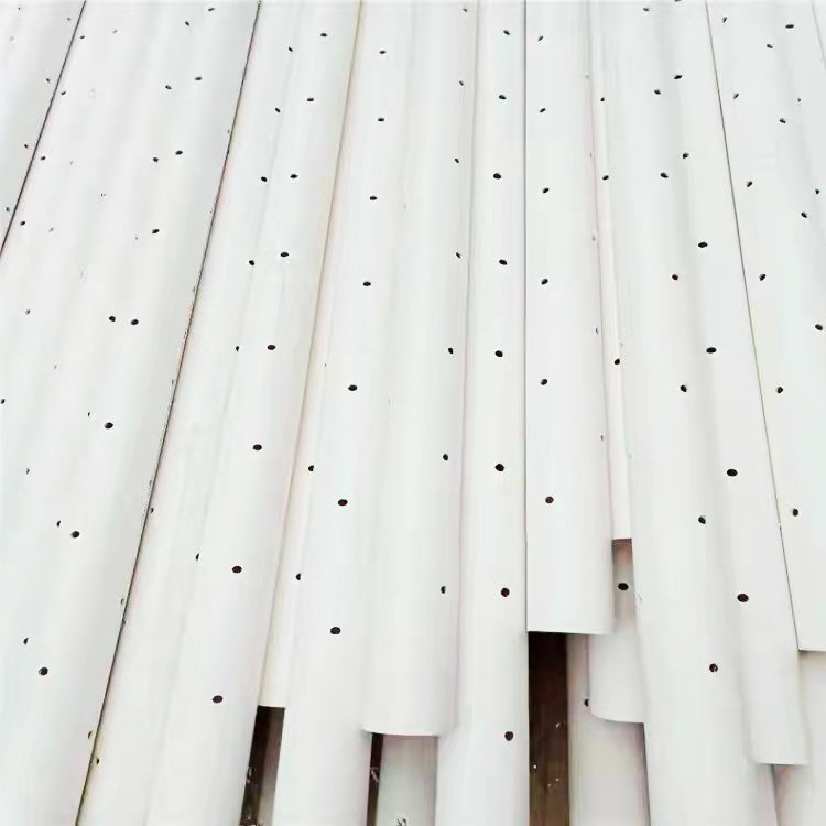 pvc打孔管桥梁排水专用渗水管纵向pvc开孔管110pvc管支持定制工程专用