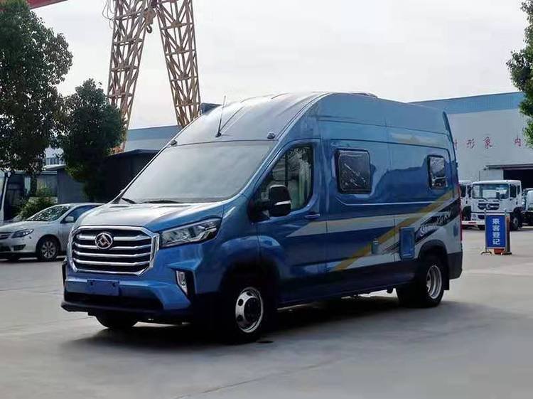 大通b型房车v90房车加长轴超高顶大空间宝石蓝金属漆