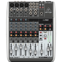 百灵达 Behringer QX1204USB调音台 USB声卡调音台 直播K歌调音台