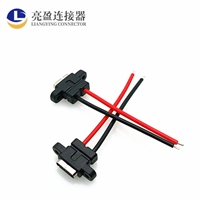 USB type-cˮĸ 2PIN ʽ   ˫ʽݿ IPX67 TYPE-Cĸ