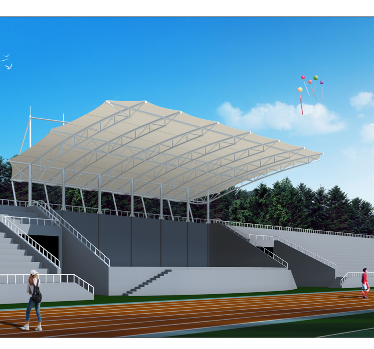 膜结构体育看台张拉膜体育看台