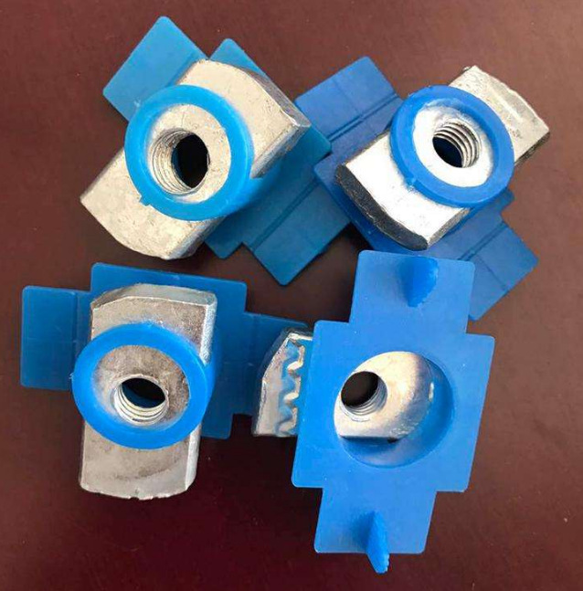 抗震支架配件热镀锌塑翼螺母