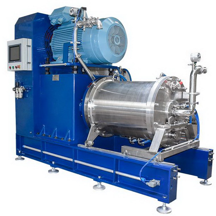 大型工业级纳米级卧式棒销式 涡轮式砂磨机 纳米陶瓷研磨生产线