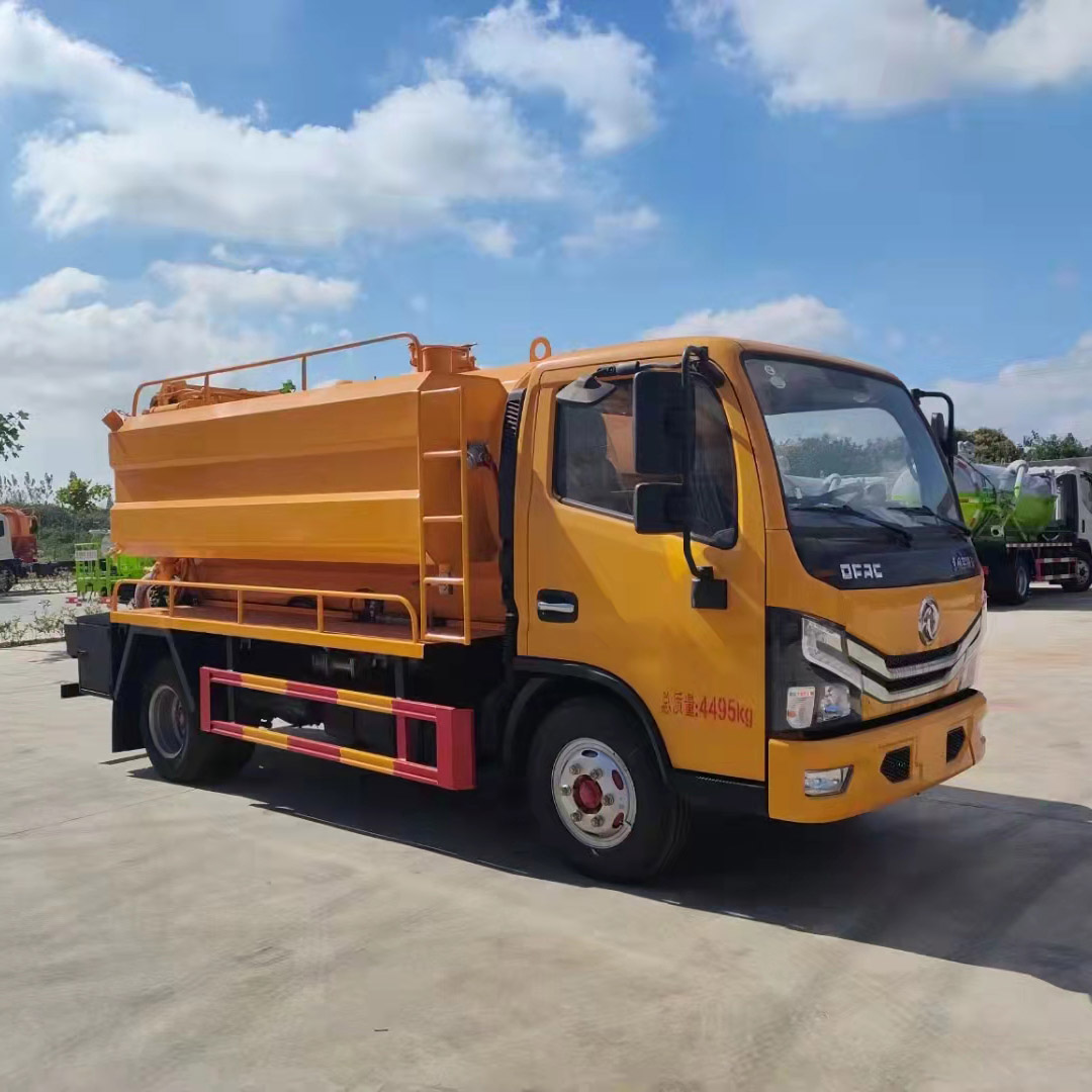 国六东风d6清洗吸污车 管道疏通车 8方两用真空疏通车