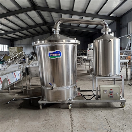 家用粮食烧酒机不锈钢蒸酒设备白酒设备操作指导