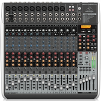 百灵达 Behringer QX2442USB调音台 USB声卡调音台 直播K歌调音台