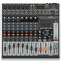 百灵达 Behringer X1222USB声卡调音台 直播K歌调音台