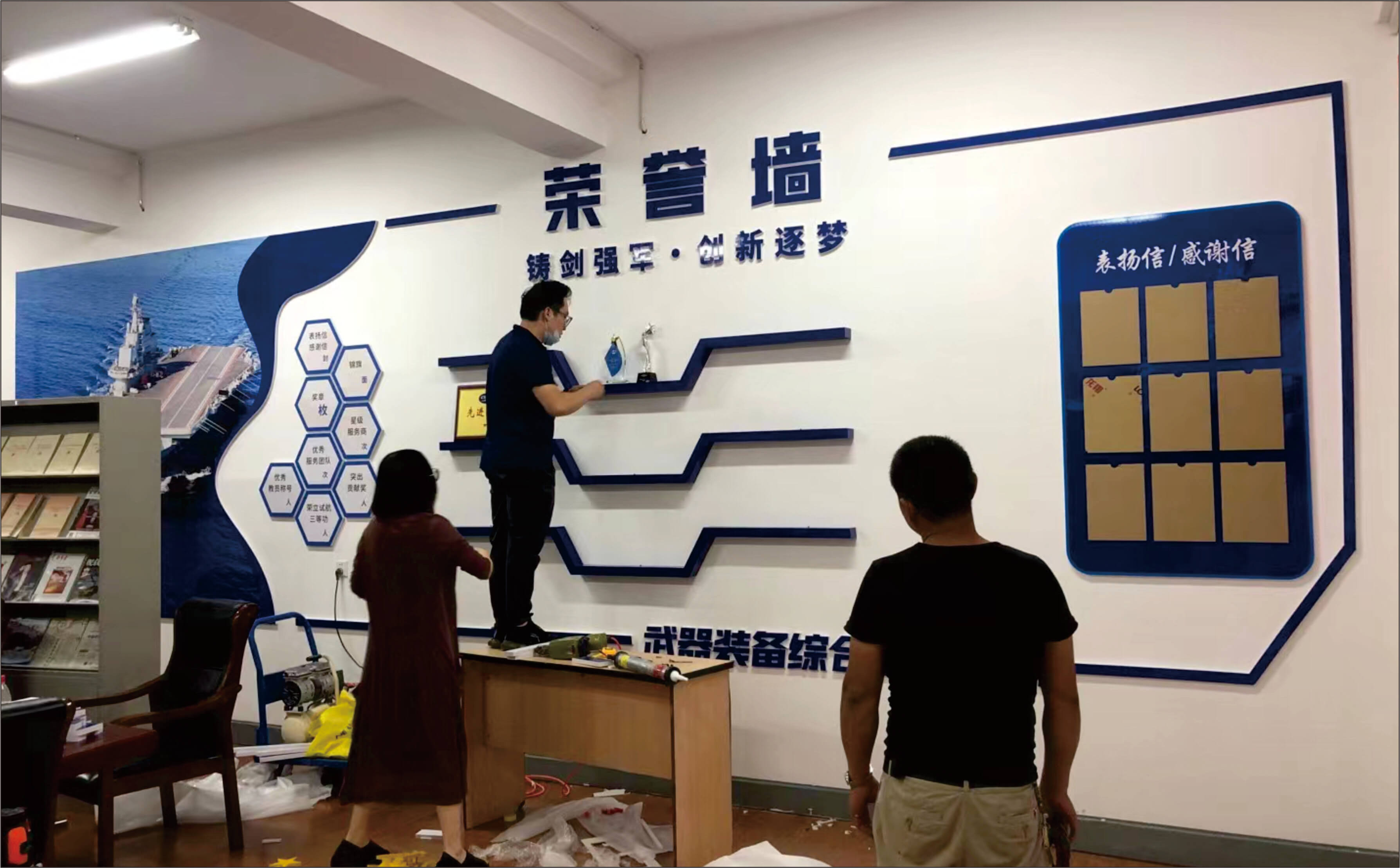 发光字制作厂家郑州本地形象墙文化墙logo墙制作