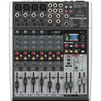 ?百灵达 Behringer X1204 USB声卡调音台 直播K歌调音台