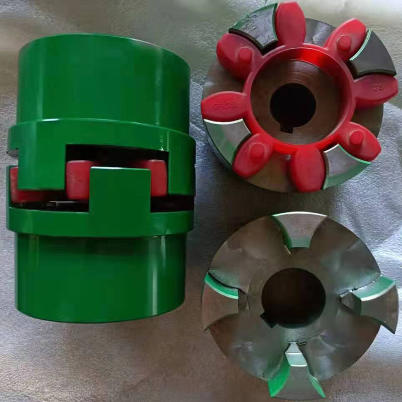 ml型缓冲垫梅花形弹性爪式联轴器聚胺脂弹性件连轴器