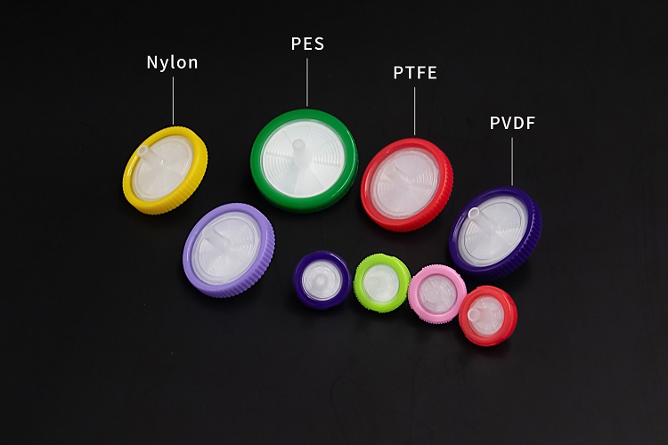 赛宁0.22um孔径13mm直径独立吸塑灭菌pvdf滤膜针式滤器