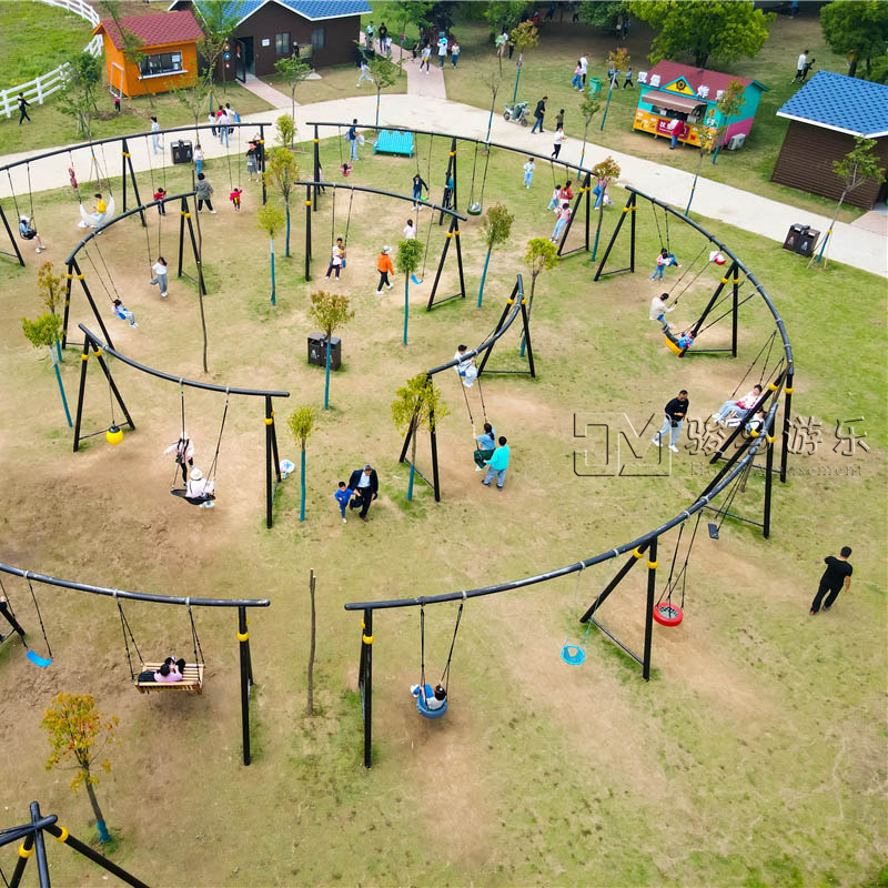 室外亲子互动主题乐园 青少年无动力非标游乐器材图片_高清图-荥阳市