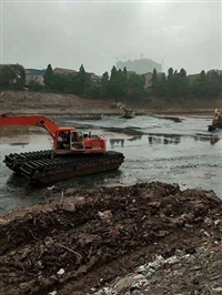 广西柳州桂林河道清淤挖掘机出租