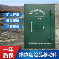 贵州中隧便携式雷管箱 炸药箱 危险品储存柜 避炮棚
