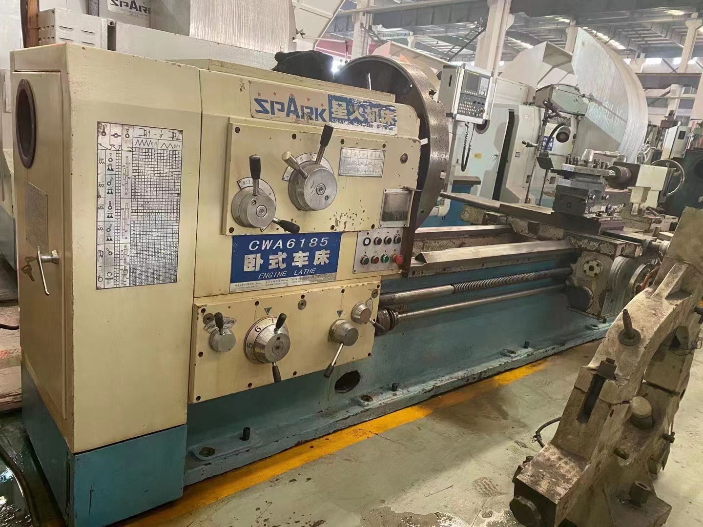 处理二手星火cwa6185x3米卧式车床二手普车