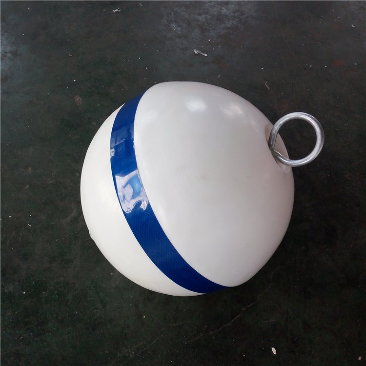 天蔚海上60公分海洋警示浮球pe塑料浮球区域隔离浮漂