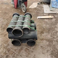 云南宣威泄水管 420高铸造焊接排水管 铸铁泄水孔三件套