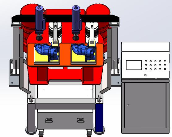 js600快速清砂铸铁件落芯机振砂机济南晓航